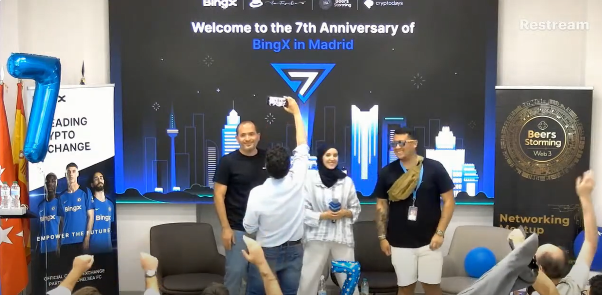 Resumen del evento: BeersStorming – 7º Aniversario de BingX con La Familia de Solana