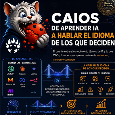CAIOS: de aprender IA a hablar el idioma de los que deciden