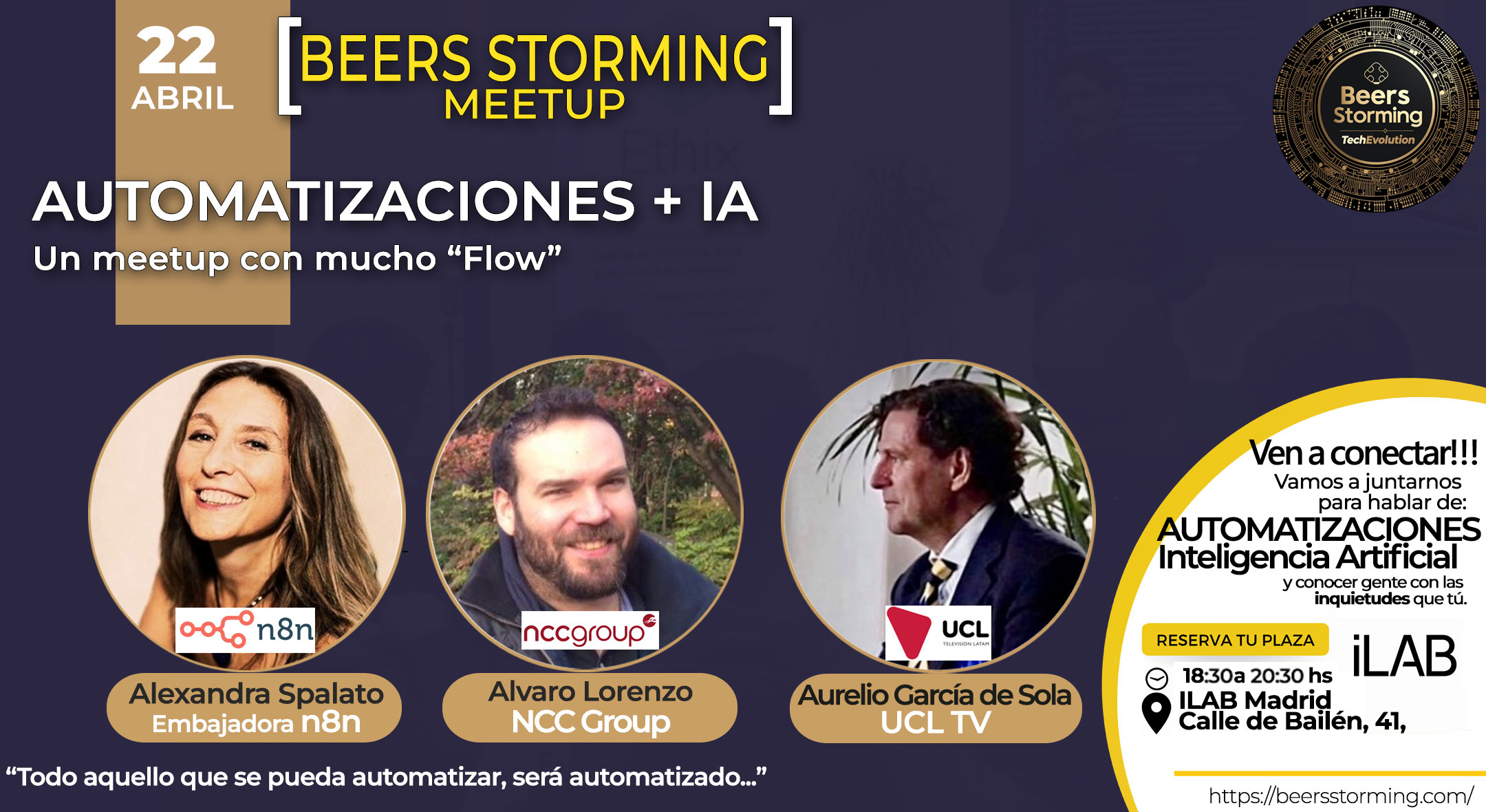 Automatizaciones + IA: un meetup con mucho flow