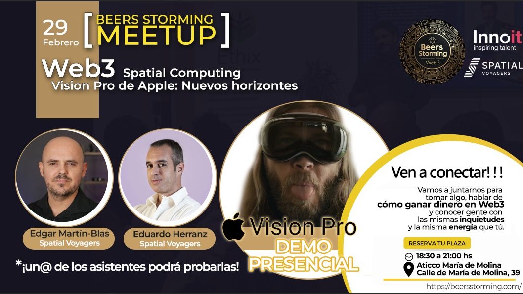 29 de Febrero: Apple Vision Pro. Spatial Computing